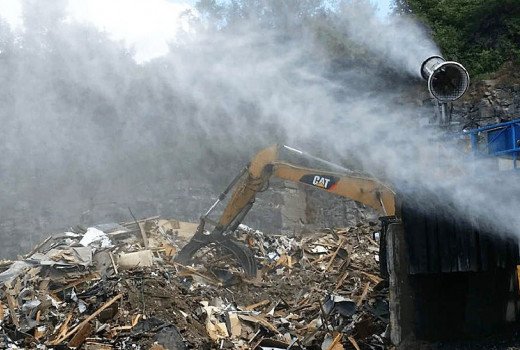 Stof- en geurbestrijding bij recycling