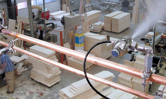 Stofbestrijding met nevelsystemen in houtbewerking Stofbestrijding met nevelsystemen in houtbewerking