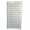 The gate Is Made Of Painted Aluminum, ventilated, closed view, opens only to the outside