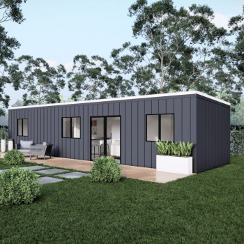Tiny house 12×3, 36 sq. m., guest house, cottage, family home, warm, bright, with all facilities