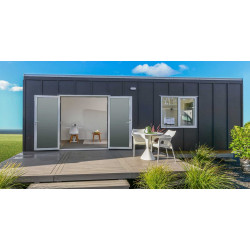 Casa de moda 8,4 m x 3 m 25,2 m2, 1 dormitorio, vida Separada, Cocina americana, Baño