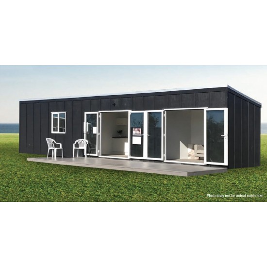 Bestel Modern huis 10,8 m x 3 m 32,4 m2, 1 of 2 slaapkamers, aparte woonkamer, keuken, badkamer, voor familie, voor gasten, te huur, cottage tegen fabrieksprijzen