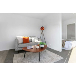 Casa aislada - 7,2 m x 3 m, 21,6 m2, 1 dormitorio, vivienda privada, Cocina americana, Baño