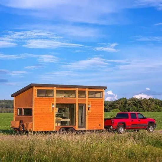 Pida Pequeña casa móvil prefabricada de madera casa móvil remolque de viaje a precios de fábrica