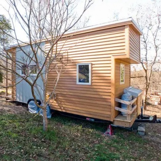 Encomende Pequena casa sobre rodas casa móvel de madeira pré-fabricada para viagens a preços de fábrica