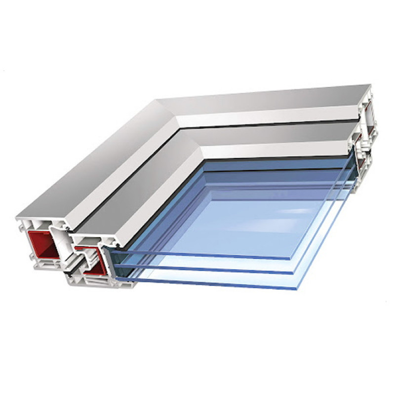 Winbau pro glazing seal, protection against draughts, sound insulation, window seal, rubber seal, rubber gasket