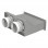Wall plenum FlexiVent 0832200x55/75x2