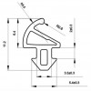 Kommerling rebate seal, protection against draughts, sound insulation, window seal, rubber seal, rubber gasket