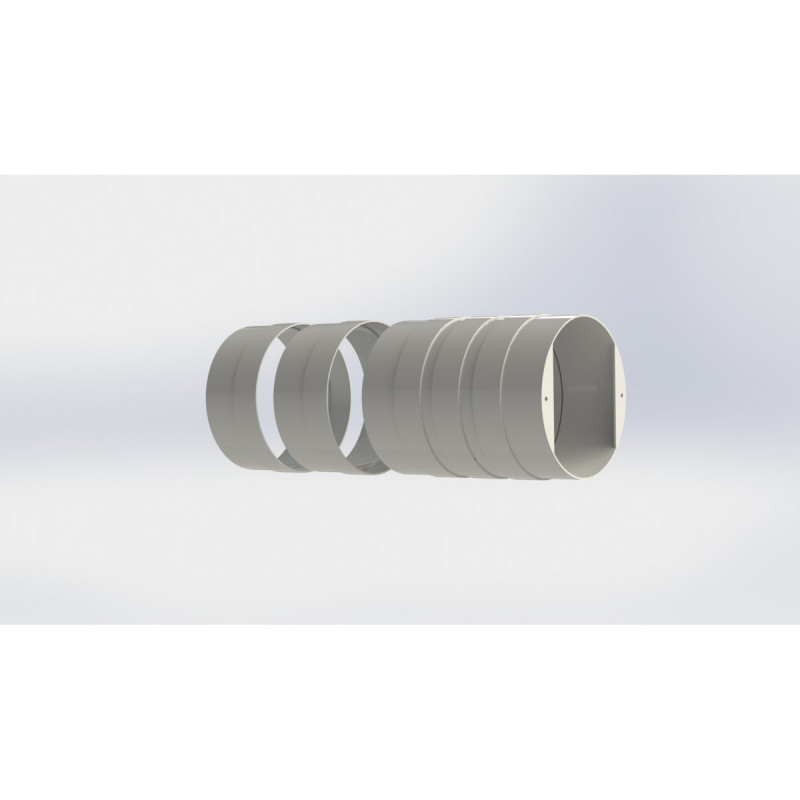 Encomende Elemento do kit Ventoxx, anel de plástico para prolongar o tubo do ventilador Ventoxx em 60-80 mm a preços de fábrica