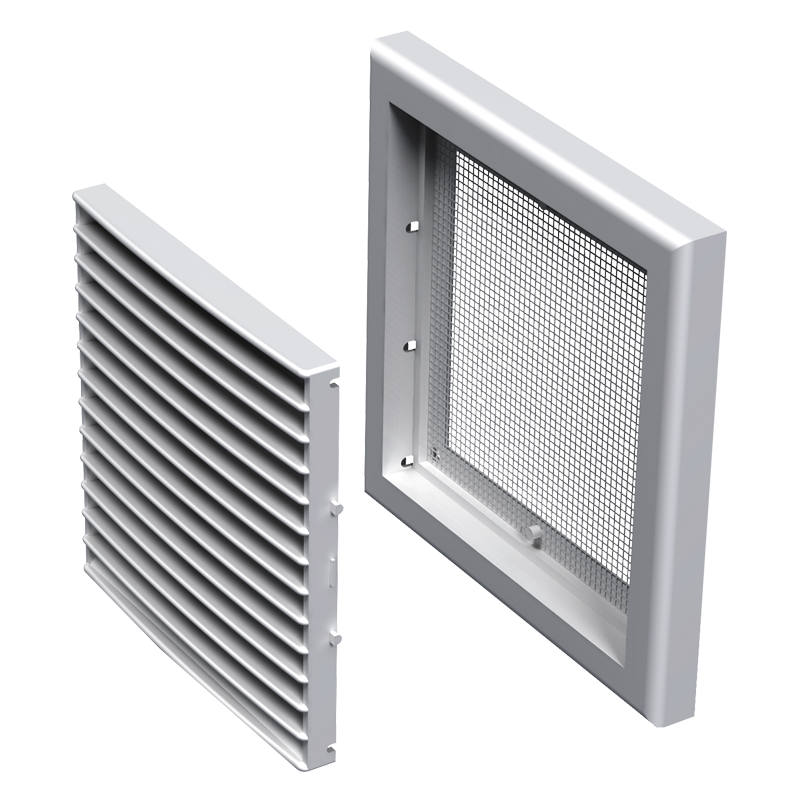 Bestel Ventilatieroosters MV 121 met aan- en afvoerrooster tegen fabrieksprijzen