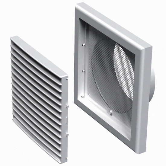  Rejilla de ventilación de plástico Vents MV 120 Vs