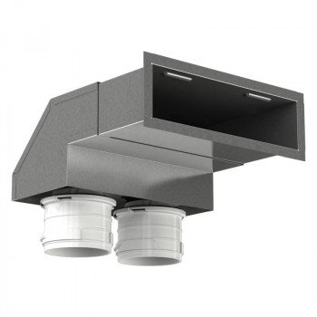  Wand-Eckgitteradapter 0833200x55/63x2