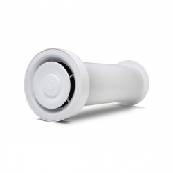 Ventoxx Champion recuperator (onder Twist regeling), een standaard ventilatie-eenheid met een eenvoudig ontwerp en gemiddelde capaciteit