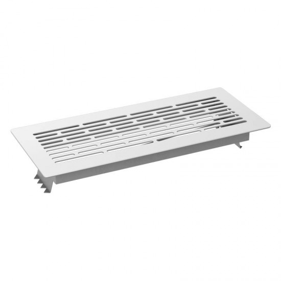  Rejilla de suelo 300x100 acero blanco Flexivent