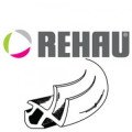 Резиновый оконный уплотнитель Rehau притвор с гладкой матовой поверхностью, от влаги и пыли.