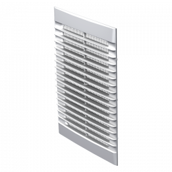  Grille Vents MV 126-1s, 170 x 238 mm, straight blinds, anti-mosquito net