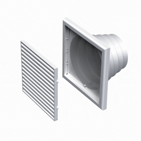  Rejilla de ventilación de plástico Vents MV 120