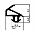 Универсальный уплотнитель Brugmann, от сквозняков, шумоизоляция, оконный уплотнитель, резиновый уплотнитель, резиновая прокладка