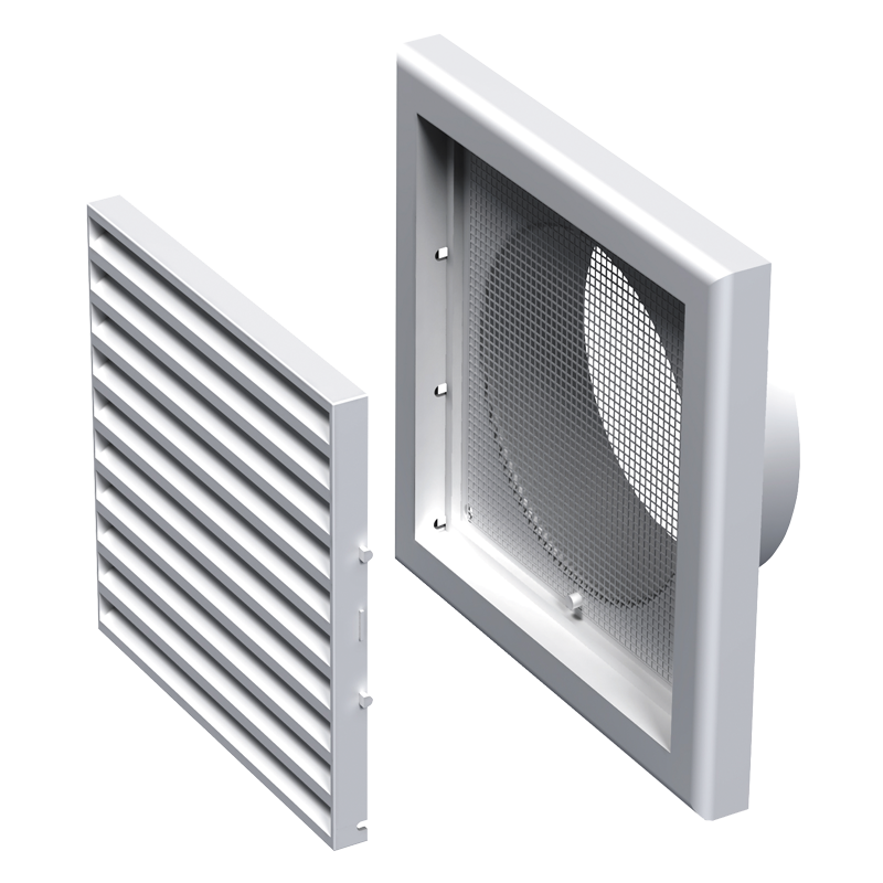Commandez Grille de soufflage et dextraction MV 100 Vs non réglable Aérations 100 mm aux prix dusine