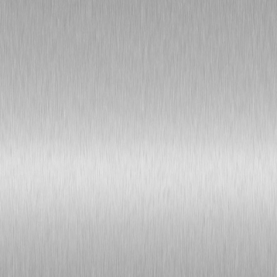 Декоративная композитная стеновая панель 8мм  – Silver Brushed Metal  с металлической шлифованной текстурой — фото, внешний вид, детали