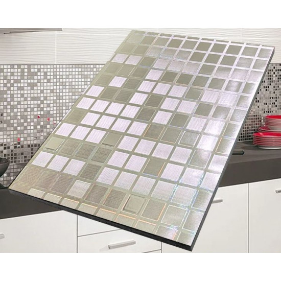 Декоративная стеновая панель – Ivory Mirror Mosaic мозаика 1200х2800мм — фото, внешний вид, детали