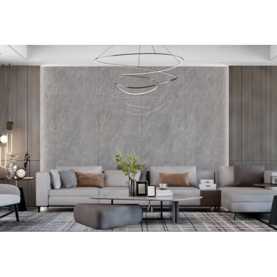 Set of decorative wall panels SPC – 8mm 4 panels PET HD printing background — photos, appearance, details