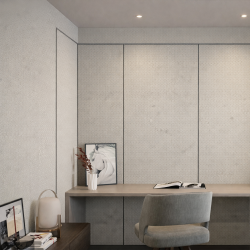 Decorative Wall Panel WPC Domis Decor Light Linen / Warm Textile 8mm with Bamboo Core and P-type Lock