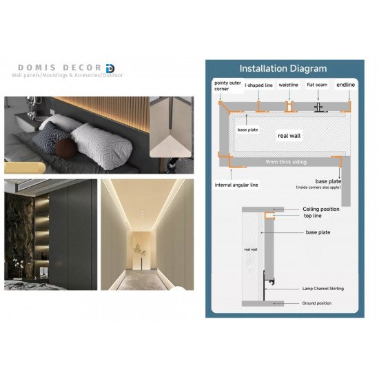 Dekoracyjny panel ścienny WPC, jasny bielony jesion, matowe wykończenie, rdzeń bambusowy, zamek typu P.