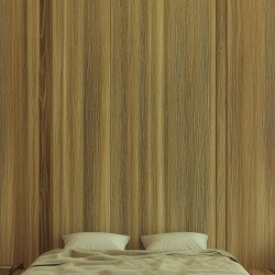 heavy-duty WPC composite panel with Bamboo core, 8mm, Domis Decor Golden Walnut, Natural Walnut