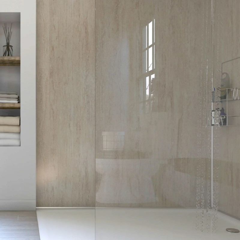 Стеновая панель WPC Domis Decor FM7077 — Piedra Beige, 8 mm