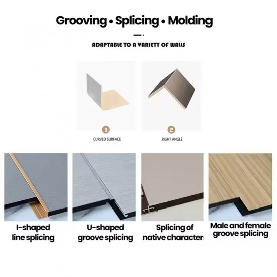 Fabryka do produkcji Panele okładzinowe do ścian i sufitów po cenach producenta Zamów Dekoracyjny panel ścienny SPC (Stone Plastic Composite) po cenach fabrycznych