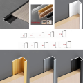 Aluminum connecting profiles for SPC/WPC wall panels — photos, appearance, details