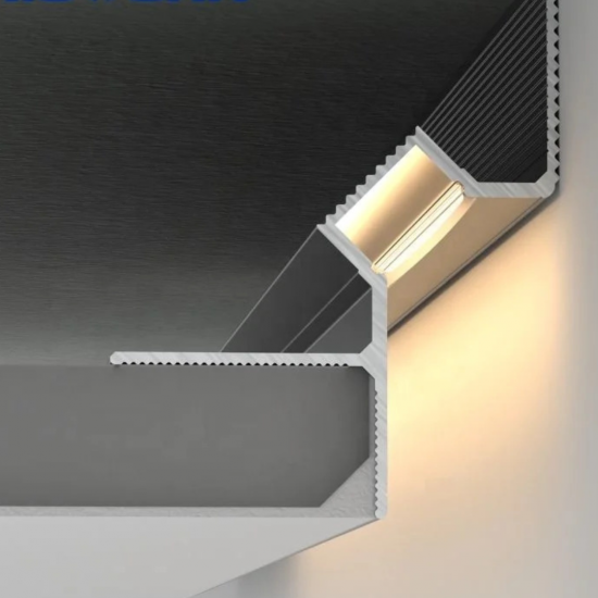 Aluminum connecting profiles for SPC/WPC wall panels — Domis.pro Aluminum connecting profiles for SPC/WPC wall panels — photos, appearance, details