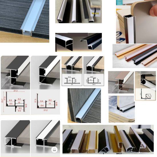 Aluminum connecting profiles for SPC/WPC wall panels — Domis.pro Aluminum connecting profiles for SPC/WPC wall panels — photos, appearance, details