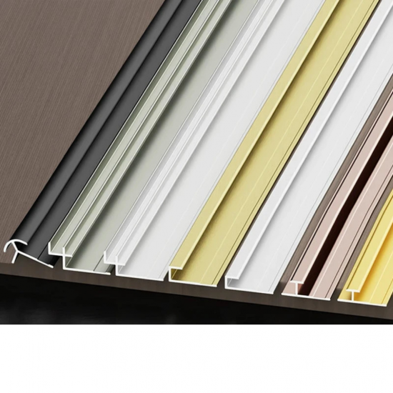 Aluminum connecting profiles for SPC/WPC wall panels — Domis.pro Aluminum connecting profiles for SPC/WPC wall panels — photos, appearance, details