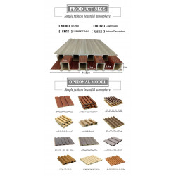  compuesto de madera y plástico WPC