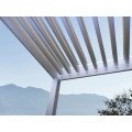 Commandez Pergola aluminium 4 m x 4 m x 2,5 m Pergola LED rétro-éclairage-autoportante / automatique (blanc) aux prix d'usine