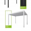 Fabryka do produkcji pergola po cenach producenta Zamów Pergola bioklimatyczna 4M x 3m x 2,5 M wolnostojąca, Pergola LED / automatyczna, Biała, ochrona przed słońcem i deszczem po cenach fabrycznych