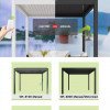 Fabryka do produkcji pergola po cenach producenta Zamów Pergola bioklimatyczna 4M x 3m x 2,5 M wolnostojąca, Pergola LED / automatyczna, Biała, ochrona przed słońcem i deszczem po cenach fabrycznych