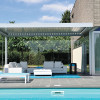 Commandez Protection solaire dans le jardin, gazebo avec stores réglables, 3 m x 3 m x 2,5 m Louvre Pergola LED - autoportante / automatique (blanc) aux prix d'usine