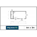 Pida Casa habitación-6m x 3M, 18 m2, luminoso y amplio salón, techos altos, cocina americana, baño, casa de Alquiler, casa de campo a precios de fábrica