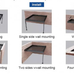 Persianas motorizadas Pergola 4m x 3M x 2.5 m Louvers Pergola LED-montado en la pared, eléctrico, Grafito / Gris Persianas motorizadas Pergola 4m x 3M x 2.5 m Louvers Pergola LED-montado en la pared, eléctrico, Grafito / Gris