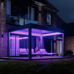 LED-achtergrondverlichting voor Pergola LED-achtergrondverlichting voor Pergola