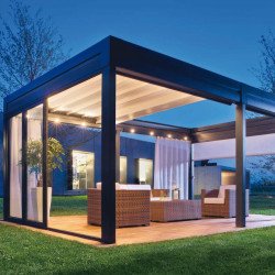 Luz de fundo LED para pérgola