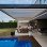 Pergola mit offenem Winkel, Regen- und Sonnenschutz 8m x 3m Pergola LED - motorisiert (Schwarz)