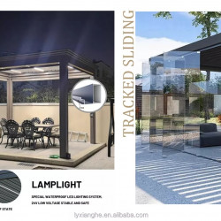 Cold sliding panoramic glazing system, m2