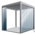 Buy Cold sliding panoramic glazing system, m2 at Factory Prices