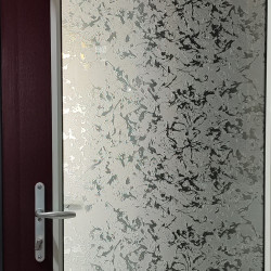 PVC-Tür mit Box, mit undurchsichtigem Glas PVC-Tür mit Box, mit undurchsichtigem Glas