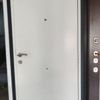 Aluminium Toegangsdeur Wit