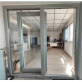 Buy Lifting and sliding doors PVC 1985x2050 mm with profile Imitation of Concrete Greta®Fenster Salamander, Bluevolution 82 at Factory Prices